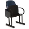 01 Cadeira para Auditório com Prancheta Linha Dallas Auditório Azul - 4