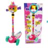 Patinete 3 Rodas com Pelúcia Unicórnio Colorido Toyng - 1