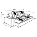 Ver mais imagens de Sofá Pullman 230cm Platinum