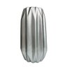 Vaso centro de mesa prata médio de cerâmica decorativo - 1