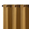 Cortina Blackout de Tecido Corta Luz 70% em Tecido 2,70M x 2,30M Dourado Ideal para Varão Simples De - 2
