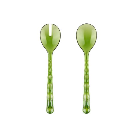 Talheres de Salada em Bio Plástico Não Fóssil-vanity-acqua - Water Lily Green-"guzzini