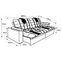 Ver mais imagens de Sofá Pullman Retrátil 230cm Platinum