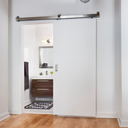 Ver imagem 2 de Porta de Correr Lisa C/ Fundo Primer Branco Kit Aluminio 082x210cm