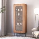 Ver imagem 1 de Cristaleira 2 Portas Otto Espresso Mòveis