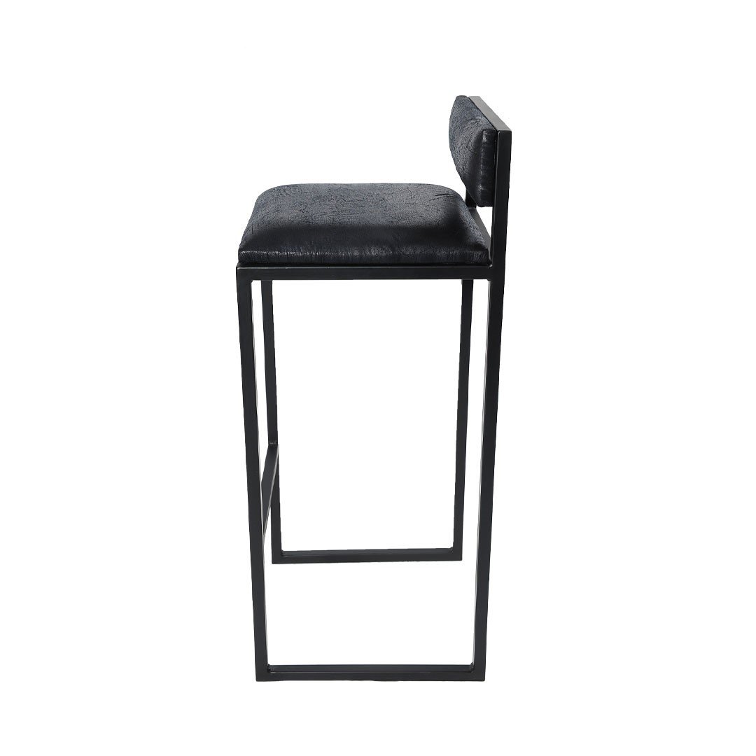 Jogo Bistro Estilo Industrial Moderno Imbuia Preto - Intagliato - 4