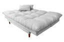 Ver imagem 3 de Sofá Cama Andorra Corano 3 Lugares Pés Madeira Branco 036 Império