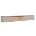 Ver imagem 3 de Painel para Tv Ripado Riso com Nicho 65 Polegadas Jcm Movelaria Cinamomo Off White 1,82m