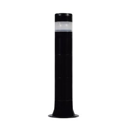 Poste Balizador Luminária Aura Casa Sítio Jardim 45cm Preto - 1