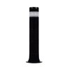 Poste Balizador Luminária Aura Casa Sítio Jardim 45cm Preto - 1