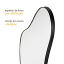 Ver imagem 6 de Espelho Grande Decorativo Orgânico Pinterest 60x110 Curves