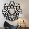 Adesivo de Parede Mandala Aredondada-Pequeno 50x50cm - 1