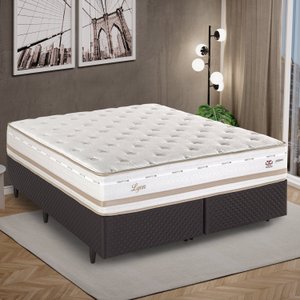 Colchão King Molas Maxspring Lyon 193x203x31cm Herval