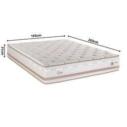 Colchão King Molas Maxspring Lyon 193x203x31cm Herval - 2