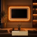 Ver imagem 6 de Painel para TV Serena Suspenso até 60 Polegadas 100% MDF LED 3500k 217cm