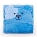 Ver imagem 1 de Manta com Capuz Buettner Microfibra Infantil Ursinho Feliz 90cmx90cm Azul