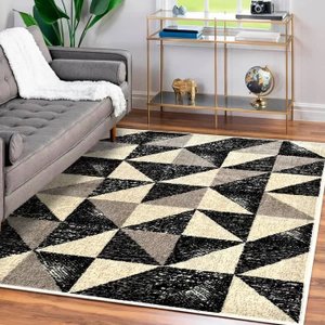 Tapete Belga 100% Viscose Veludo - Jolitex - Preto - 50x80cm