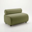Ver imagem 7 de Sofá Namoradeira e KIT2 Poltronas Decorativa para Sala Zarah Bouclê D03 - D'Rossi
