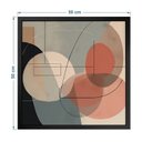 Ver imagem 6 de Kit 2 Quadros 50cm X 50cm Riscos Abstratos Tropical Artes