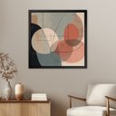 Ver imagem 5 de Kit 2 Quadros 50cm X 50cm Riscos Abstratos Tropical Artes