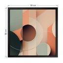 Ver imagem 4 de Kit 2 Quadros 50cm X 50cm Riscos Abstratos Tropical Artes