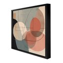 Ver mais imagens de Kit 2 Quadros 50cm X 50cm Riscos Abstratos Tropical Artes