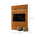 Ver imagem 5 de Painel Piso Teto New Interlagos com Rack Bancada Atlanta New Silverstone Ambiente Cinamomo Off White