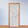 Adesivo de Porta - Relevo Floral 1 - 2