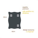 Ver imagem 2 de Espelho Pinterest Decorativo Grande 60x80cm Paris