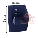 Ver imagem 1 de Capa Poltrona Ferradura Quadrada:azul Marinho