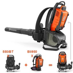 Soprador Folhas Bateria Husqvarna 550ibtx 36v Profissional - 7