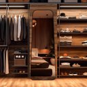 Ver imagem 6 de Espelho Tetris Base Reta com Moldura Corpo Inteiro 170x70cm