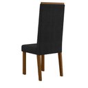 Ver imagem 4 de Kit 2 Cadeiras Livia Nuova – Madeira de Reflorestamento, Tecido Suede, Pés com Sapatilha Plá