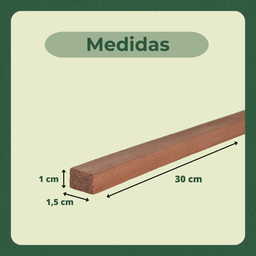 10 Ripas Sarrafos Eucalipto 1x1.5x30cm Aplainado Artesanato - 4