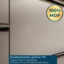 Ver imagem 7 de Cozinha Modulada 5 Pecas 270 Cm Ripado Dp2705 Nogueira Nude Prime Demartez