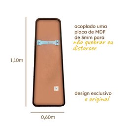 Espelho Tetris Base Reta com Moldura Corpo Inteiro 60x110cm - 2