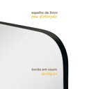 Ver imagem 7 de Espelho Tetris Base Reta com Moldura Corpo Inteiro 60x110cm