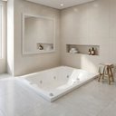 Ver imagem 6 de Banheira de Hidromassagem Cristal Duo 6 Jatos com Alças e Piso Antiderrapante 170x110cm em Acrílico Branco Ouro Fino