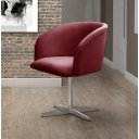 Ver imagem 1 de Poltrona Atenas Base Giratória de Alumínio Sala de Estar