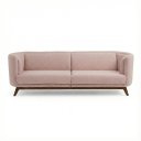 Ver imagem 2 de Sofá Dekorien Luminne 230cm Linho Rosé Altis Sala Premium