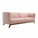 Ver imagem 3 de Sofá Dekorien Luminne 230cm Linho Rosé Altis Sala Premium