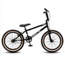 Bicicleta Aro 20 BMX Pedivela Monobloco em Aço Drop P03 Preto e Branco - D'Rossi DRossi - 1