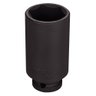 Soquete de Impacto Sextavado Longo em Aço Cromo Molibdênio 30 Mm - Encaixe 1/2'' Pro - 1