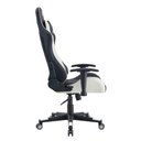 Ver imagem 3 de Cadeira Giratória Gamer Reclinável Kl3 Preto e Branco