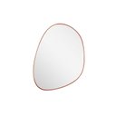 Ver imagem 1 de Espelho Pinterest Orgânico Borda Couro 3cm 44x64cm Nuvem