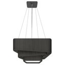Ver imagem 1 de Pendente Trinity Quadrado 70cm - 5 Luzes Adrilustres Preto