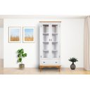 Ver imagem 1 de Cristaleira 1 Gaveta Luis Xv - Branco