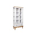 Ver imagem 3 de Cristaleira 1 Gaveta Luis Xv - Branco