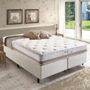 Ver imagem 1 de Colchão King Molas Maxspring Spain 193x203x27cm Herval Bege/Branco