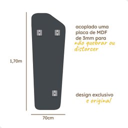 Espelho Corpo Inteiro Moderno do Pinterest 70x170 Texas - 5